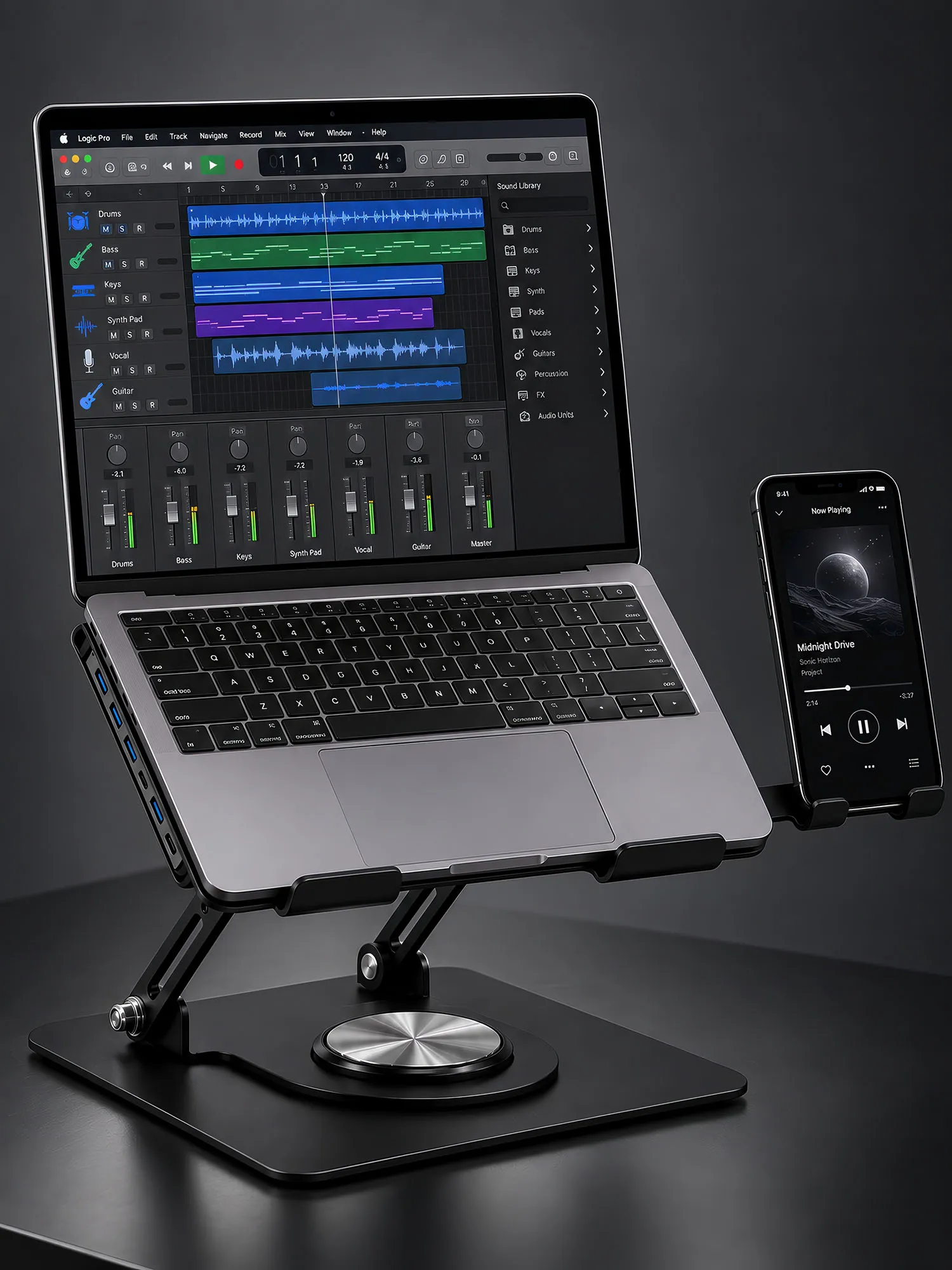 מעמד 3ב1 OrbitHub Pro — t4