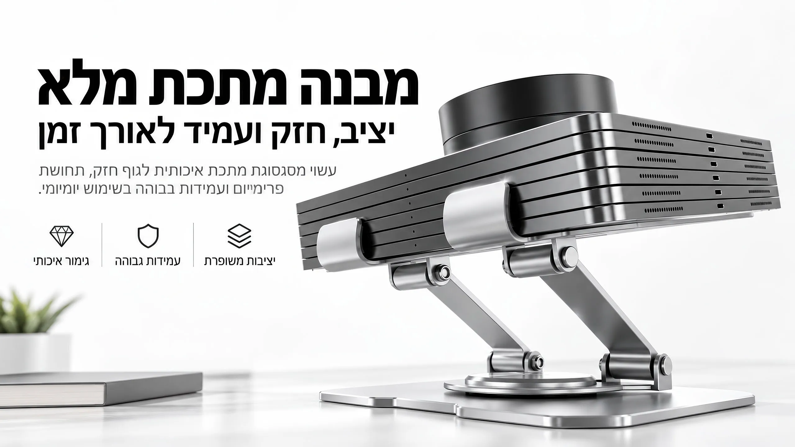מבנה מתכתי מלא לעמידות יוצאת דופן