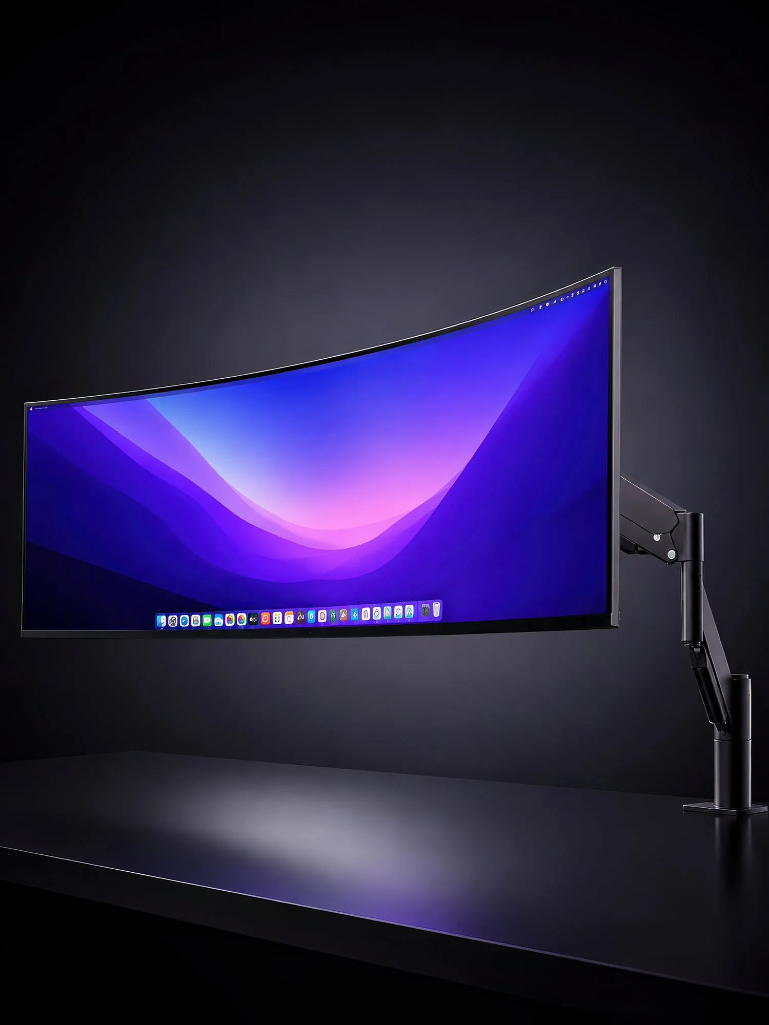 זרוע מסך למסכים גדולים Titan — t2